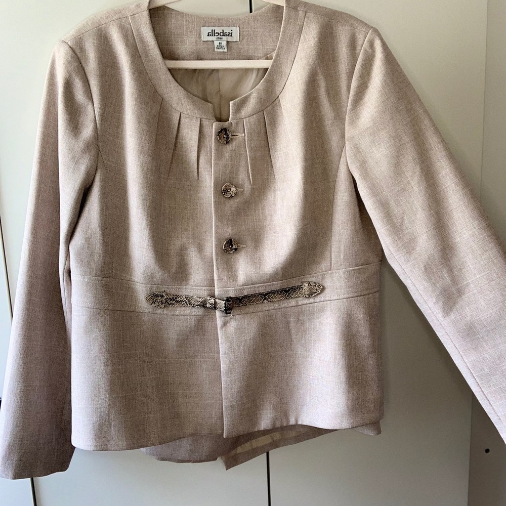 2 Piece Lined Blazer and Skirt